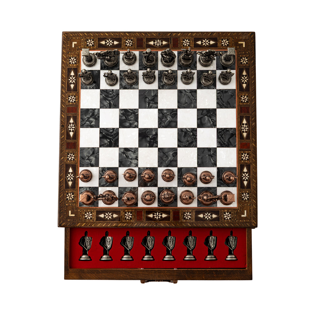 15" Collector’s Handmade Chess Set