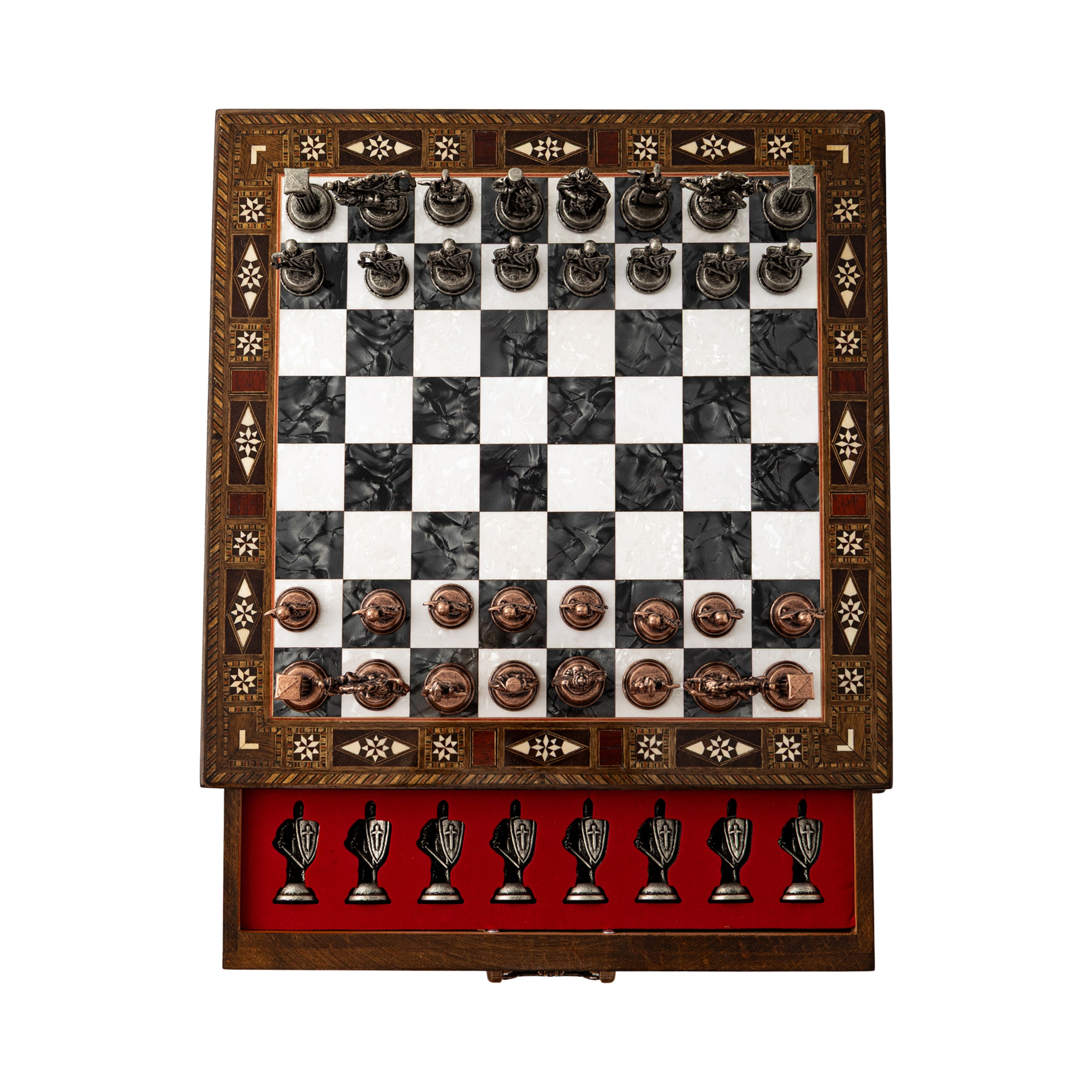 15" Collector’s Handmade Chess Set